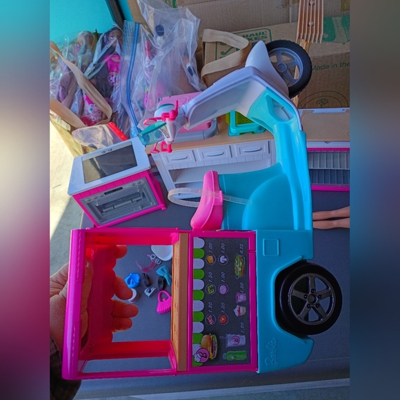 Barbie, Child, Barbie Ultimate Kitchen & Bistro Cart Lot - Picture 3 of 16